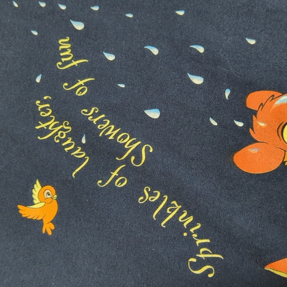 Vintage Disney Classics Jerry Leigh Bambi and Thumper T-shirt Size Large in Blue - Picture 4 of 9